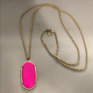 Hot Pink Kendra Scott Necklace